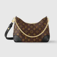 Louis Vuitton LV Women Boulogne PM Embossed Grained Cowhide Leather M45831