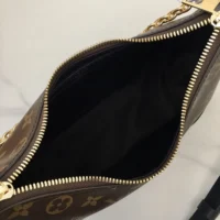 Louis Vuitton LV Women Boulogne PM Embossed Grained Cowhide Leather M45831 (1)