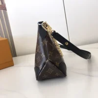 Louis Vuitton LV Women Boulogne PM Embossed Grained Cowhide Leather M45831 (1)