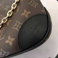 Louis Vuitton LV Women Boulogne PM Embossed Grained Cowhide Leather M45831 (1)