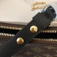 Louis Vuitton LV Women Boulogne PM Embossed Grained Cowhide Leather M45831 (1)