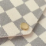Louis Vuitton LV Women Felicie Pochette Damier Azur Canvas N40491