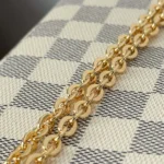 Louis Vuitton LV Women Felicie Pochette Damier Azur Canvas N40491