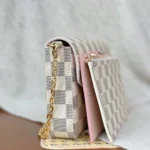 Louis Vuitton LV Women Felicie Pochette Damier Azur Canvas N40491