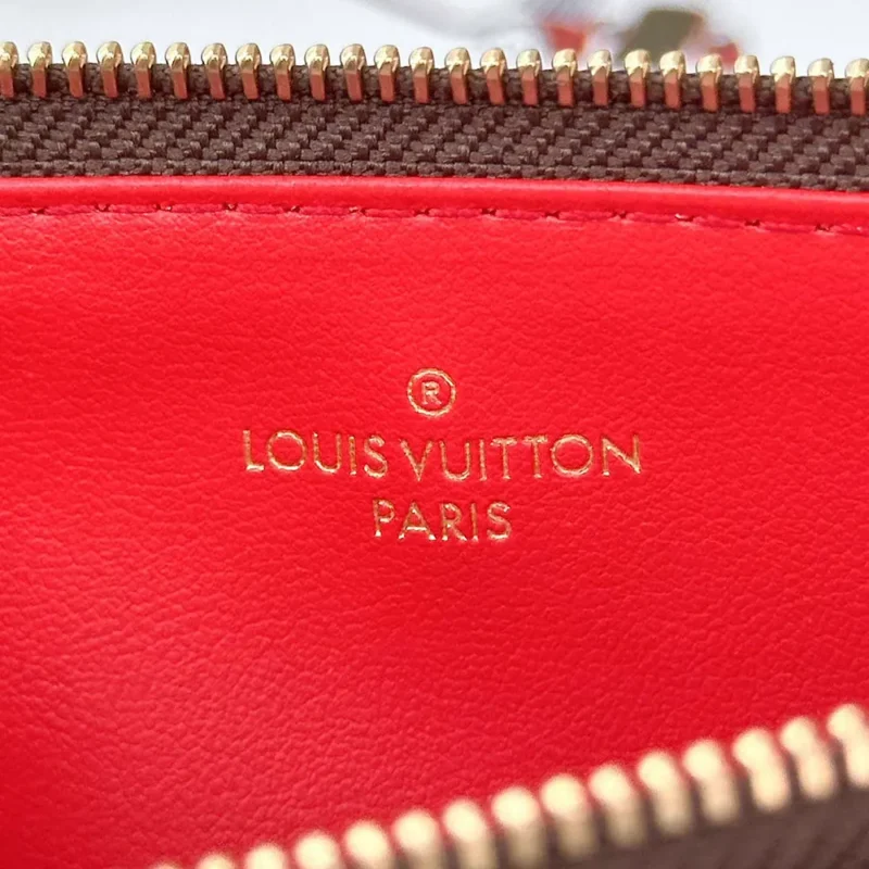 Louis Vuitton LV Women Felicie Pochette Damier Ebene Canvas N40492