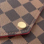 Louis Vuitton LV Women Felicie Pochette Damier Ebene Canvas N40492