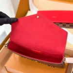 Louis Vuitton LV Women Felicie Pochette Damier Ebene Canvas N40492