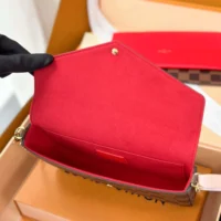 Louis Vuitton LV Women Felicie Pochette Damier Ebene Canvas N40492 (1)
