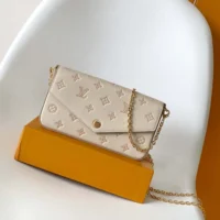 Louis Vuitton LV Women Felicie Pochette Monogram Empreinte M14968 (1)