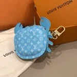 Louis Vuitton LV Women LV Crab Bag Charm-Sky Blue M02525