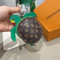 Louis Vuitton LV Women LV Turtle Pouch Bag Charm-Brown M01471 (1)