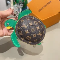 Louis Vuitton LV Women LV Turtle Pouch Bag Charm-Brown M01471 (1)