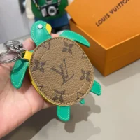 Louis Vuitton LV Women LV Turtle Pouch Bag Charm-Brown M01471 (1)