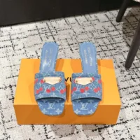 Louis Vuitton LV Women LV x TM Lily Mule-Navy 1AHLTF (1)
