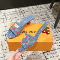Louis Vuitton LV Women LV x TM Lily Mule-Navy 1AHLTF (1)