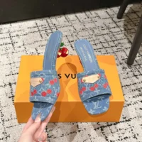 Louis Vuitton LV Women LV x TM Lily Mule-Navy 1AHLTF (1)