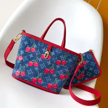 Louis Vuitton LV Women LV x TM Neverfull Inside Out BB Monogram Denim M14997