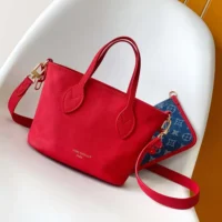 Louis Vuitton LV Women LV x TM Neverfull Inside Out BB Monogram Denim M14997 (1)