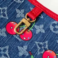 Louis Vuitton LV Women LV x TM Neverfull Inside Out BB Monogram Denim M14997 (1)