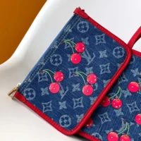 Louis Vuitton LV Women LV x TM Neverfull Inside Out BB Monogram Denim M14997 (1)