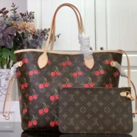 Louis Vuitton LV Women LV x TM Neverfull MM Monogram M13263 (1)