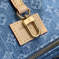 Louis Vuitton LV Women Neverfull MM Monogram Denim M13192 (1)