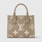 Louis Vuitton LV Femme Onthego BB Bicolore Monogram Empreinte Cuir M47054