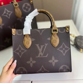 Louis Vuitton LV Women Onthego BB Bicolor Monogram Reverse Canvas M46839