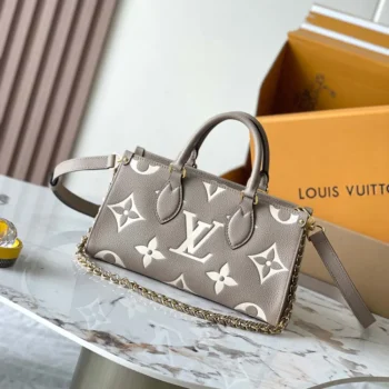 Louis Vuitton LV Women Onthego East West Bicolor Monogram Empreinte Leather M23641