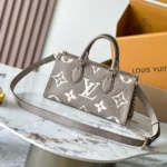 Louis Vuitton LV Women Onthego East West Bicolor Monogram Empreinte Leather M23641