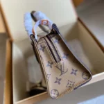 Borsa Louis Vuitton LV da donna Onthego East West Chain Monogram Reverse Canvas M14236