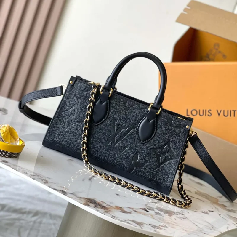 Louis Vuitton LV Women Onthego East West Monogram Empreinte-Black M23640