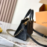 Louis Vuitton LV Women Onthego East West Monogram Empreinte-Black M23640 (1)