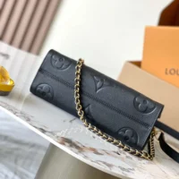 Louis Vuitton LV Women Onthego East West Monogram Empreinte-Black M23640 (1)