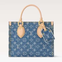 Louis Vuitton LV Women Onthego PM Monogram Denim M14633 (1)