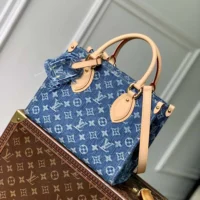 Louis Vuitton LV Women Onthego PM Monogram Denim M14633 (1)