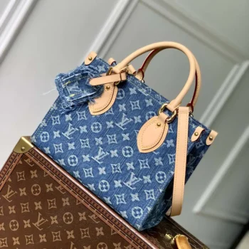 Louis Vuitton LV Women Onthego PM Monogram Denim M14633