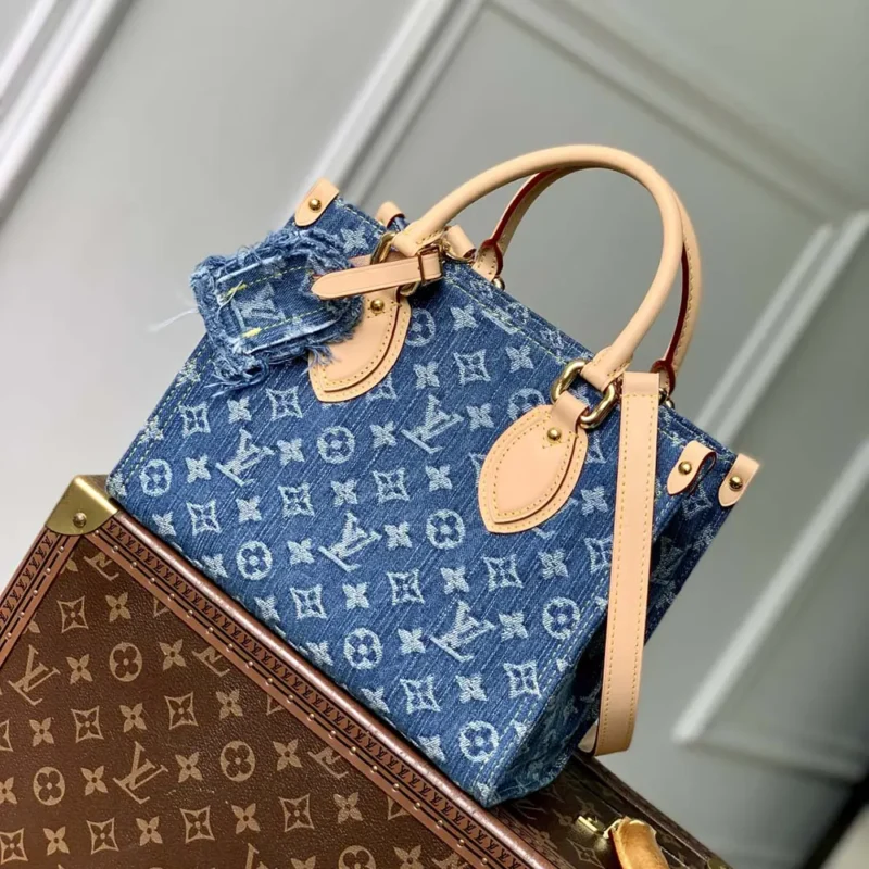 Louis Vuitton LV Women Onthego PM Monogram Denim M14633