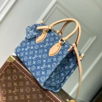 Louis Vuitton LV Women Onthego PM Monogram Denim M14633 (1)