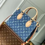 Borsa Louis Vuitton LV Onthego PM Monogram Denim M14633 da donna