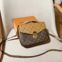 Louis Vuitton LV Women Pochette Metis Monogram Reverse Canvas M44876 (1)
