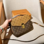 Louis Vuitton LV Women Pochette Metis Monogram Reverse Canvas M44876