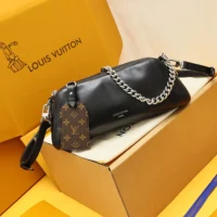 Louis Vuitton LV Women Pochette Vibe Lambskin Leather M14544 (1)