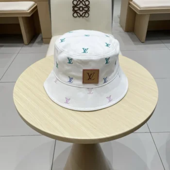 Louis Vuitton Unisex LV Blason Shading Denim Reversible Bucket Hat M7978M