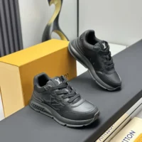 Louis Vuitton Unisex LV Classic Sneaker-Black 1AHSSV (1)
