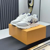 Louis Vuitton Unisex LV Classic Sneaker-Navy 1AHSV3 (1)