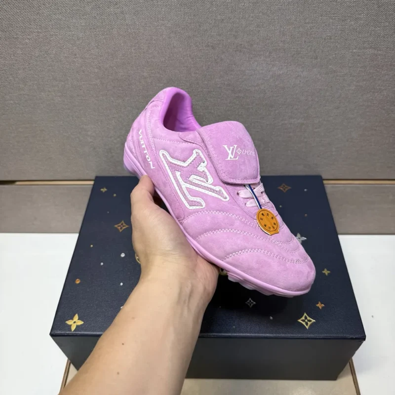 Louis Vuitton Unisex LV Footprint Soccer-Pink 1AHTYE