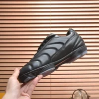 Louis Vuitton Unisex LV Footprint Soccer Sneaker-Black 1AHAI1 (1)