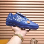Louis Vuitton Unisex LV Footprint Fotbollsskor - Blå 1AHDP8