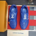 Louis Vuitton Unisex LV Footprint Fotbollsskor - Blå 1AHDP8